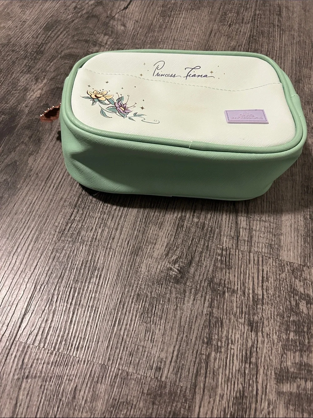 Light Green Princess Tiana Kids Accessory Pouch